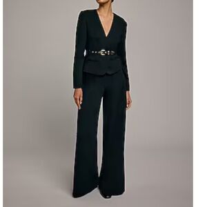 Express Ponte High Waisted Wide Leg Pant